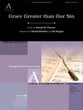 Grace Greater than Our Sin Orchestra sheet music cover